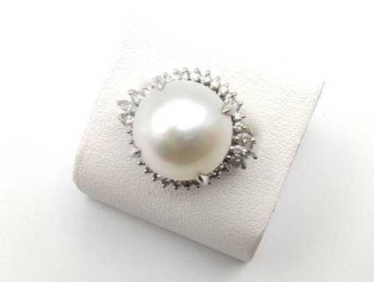 宝石買取 パールリング Pt900